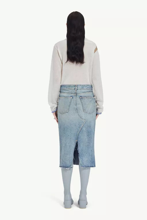 Gonna midi in denim - Gonne