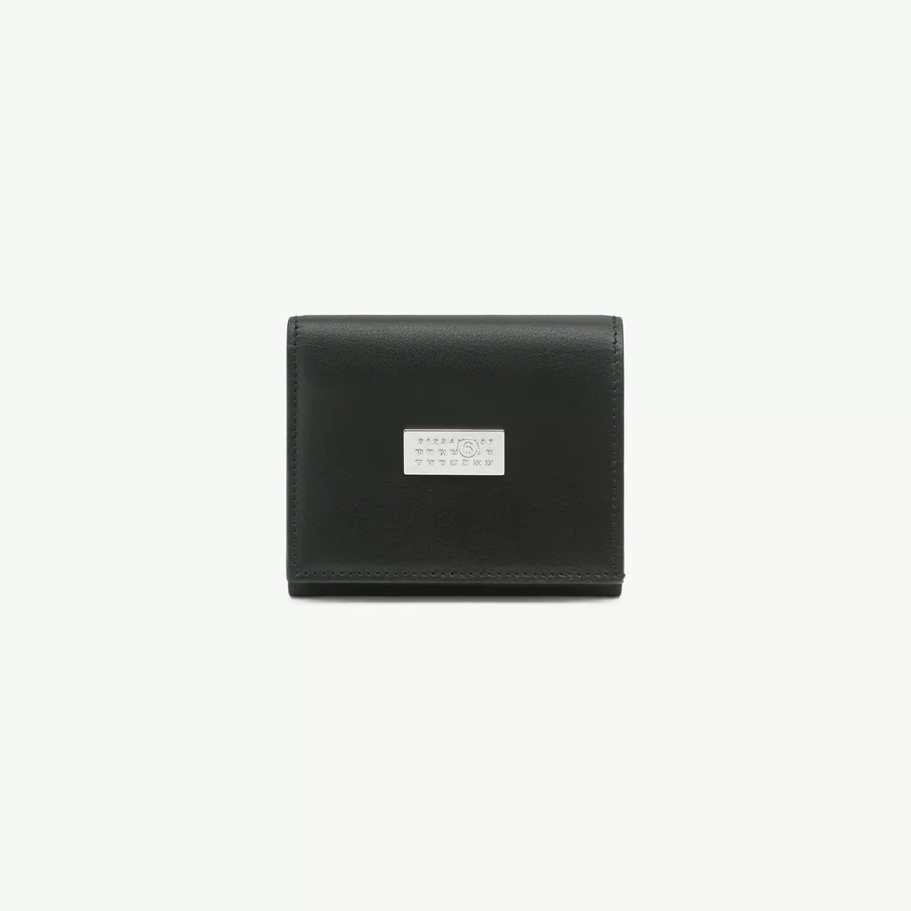 Black Numeric wallet | MM6 Official