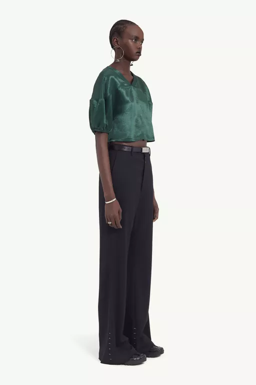 High-waist trousers - Pants