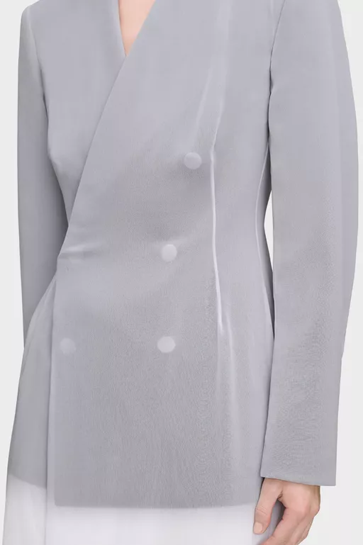Covered Tailored Maxi Dress - Midi Dress