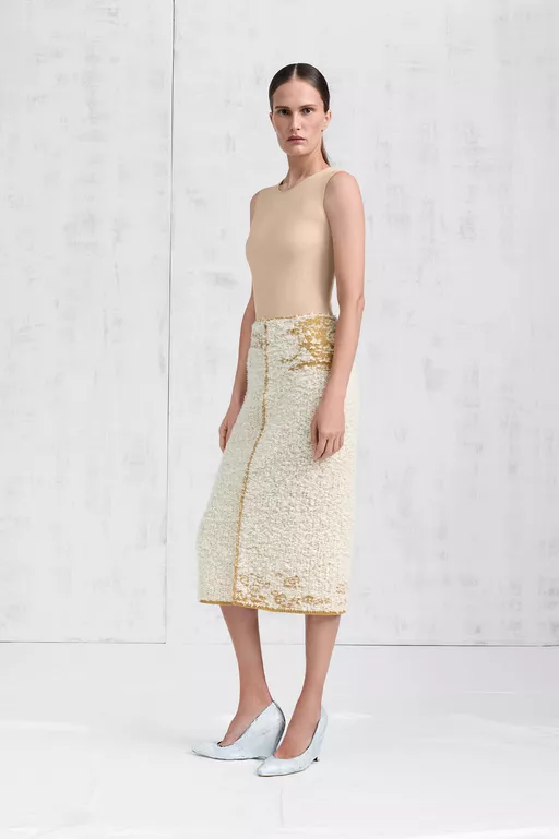 Boucle Midi Skirt - Midi Skirts