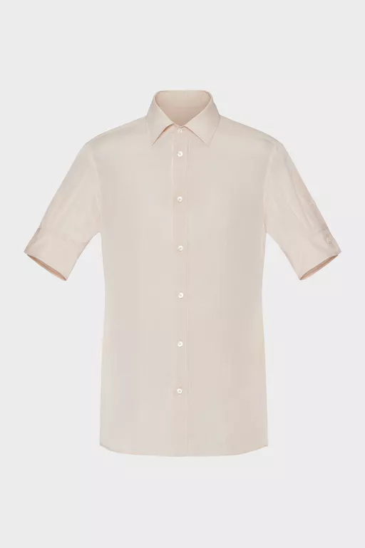 Silk Shirt - Short-sleeved Shirt
