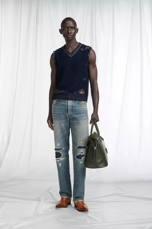 Acid Knit Wool Vest - Waistcoats