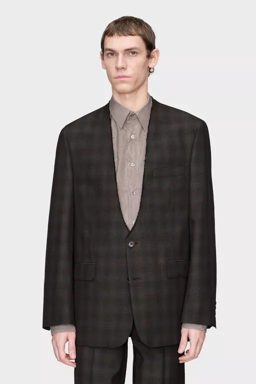 Americana de lana Folded Collar - Chaquetas