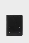ブラック - 4ステッチ カードホルダー