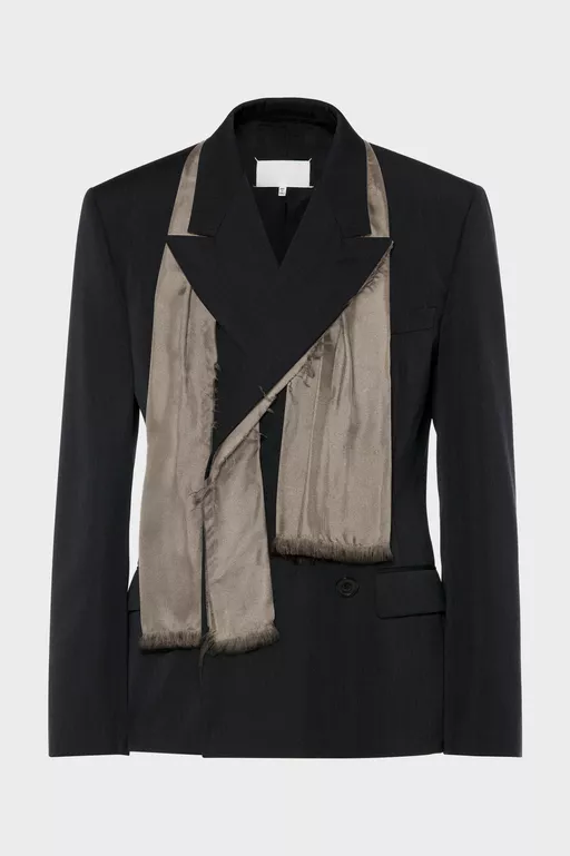 Wool Scarf Jacket - Jackets