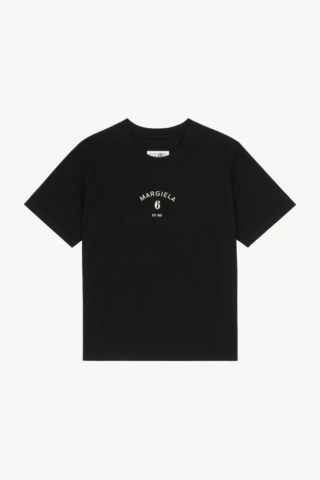 Black Mannequin Print Jersey T-Shirt | MM6 Official