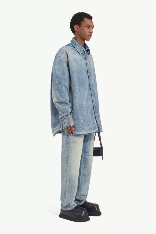 Padded denim jacket - Jackets