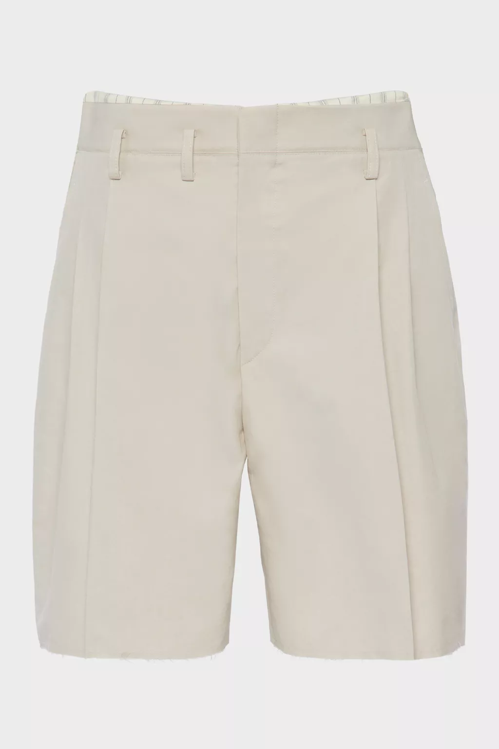 Beige Cotton silk shorts | Maison Margiela Official