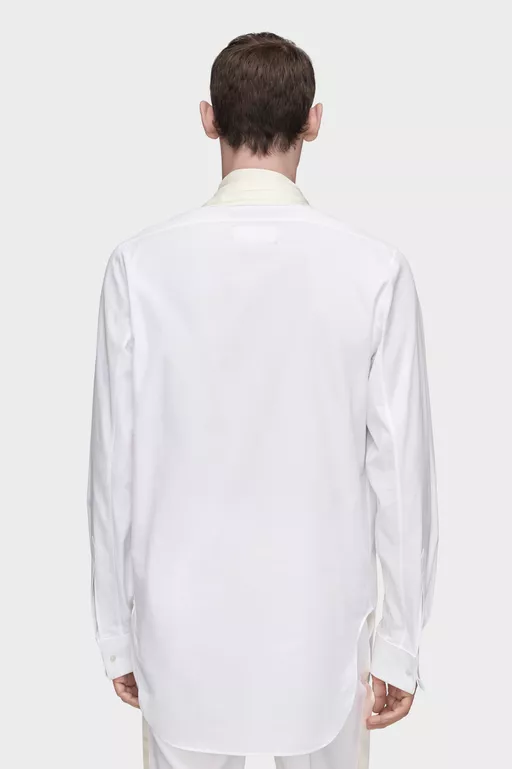 Scarf Tailored Shirt - Shirts
