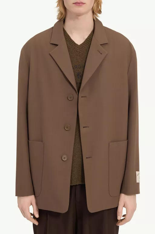 Wool blend suit jacket - Jackets