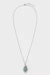 Polished palladio - Cluster Show Drop Necklace