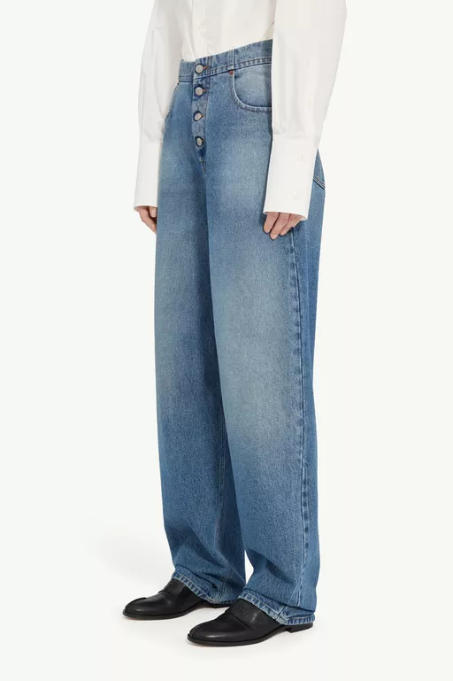 Jeans mit hohem Bund - Jeans