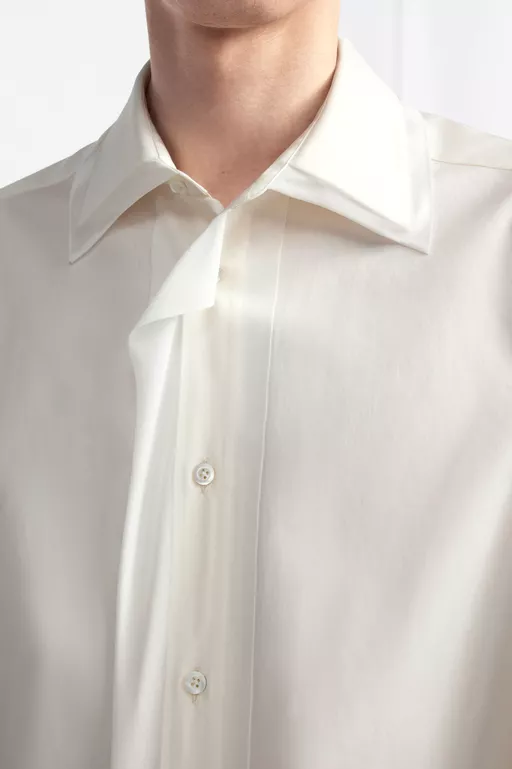 Fusion Velvet Placket Cotton Shirt - Shirts