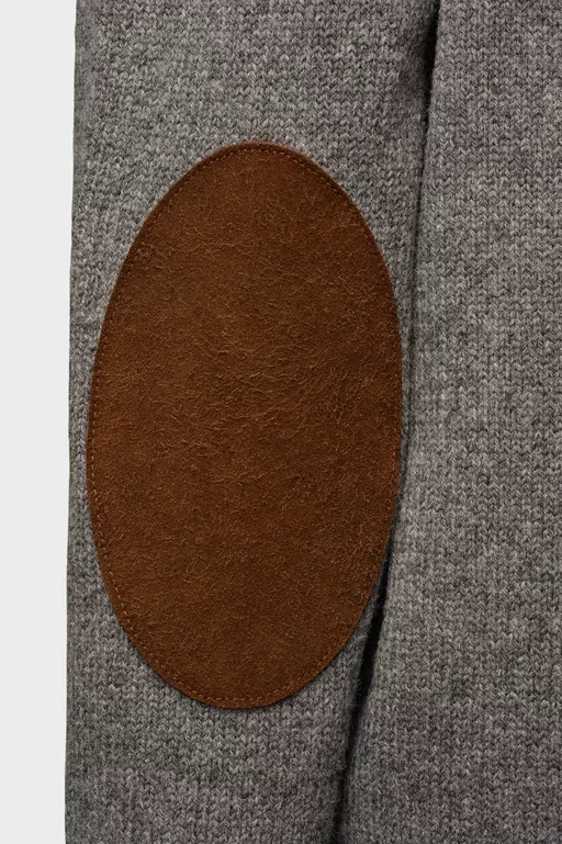 Elbow Patch Cardigan - Knitwear