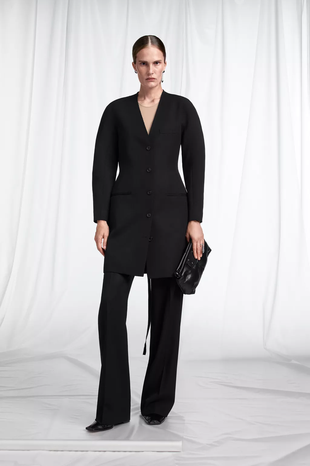 Black Virgin Wool Mini Dress | Maison Margiela Official