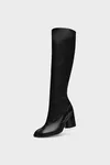 Noir - Bottes Tabi hauteur genou