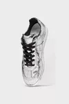 Silver - Replica broken mirror sneakers