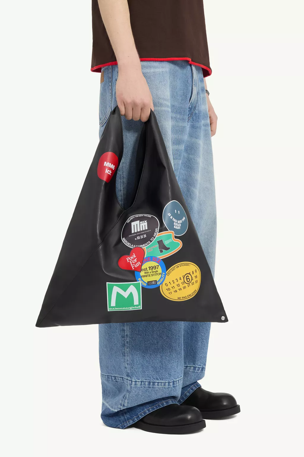paramim　MM6 Maison Margiela ジャパニーズバッグ Black Japanese Bag Classic Medium | MM6 Official