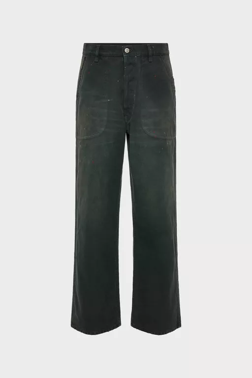 Double-Dyed Workwear Trousers - Pants