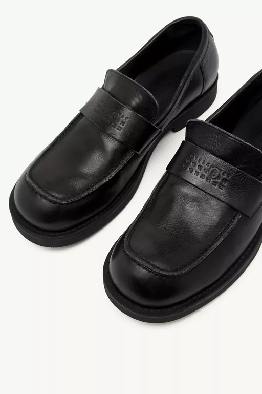 Washed suede Biker loafers - Moccasins