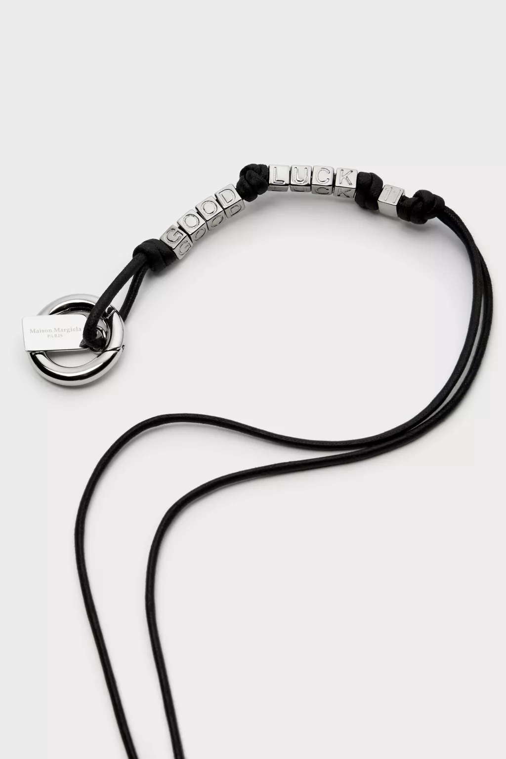 Black Letters Keyring | Maison Margiela Official