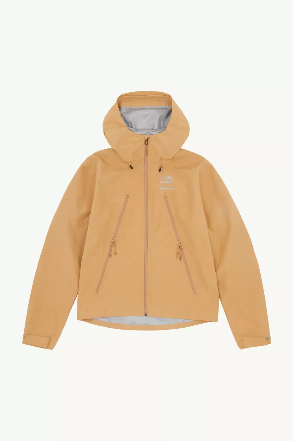 Coffee Windbreaker branded MM6 x Salomon | MM6