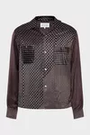 Black - Paisley Print Long-Sleeve Shirt
