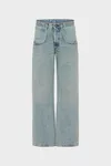 Light Blue - Straight-Leg Jeans