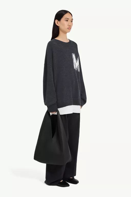 2-in-1 Strickpullover im College-Stil - Strickwaren