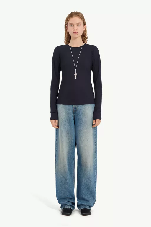 Lycra jersey long-sleeve top - Tops