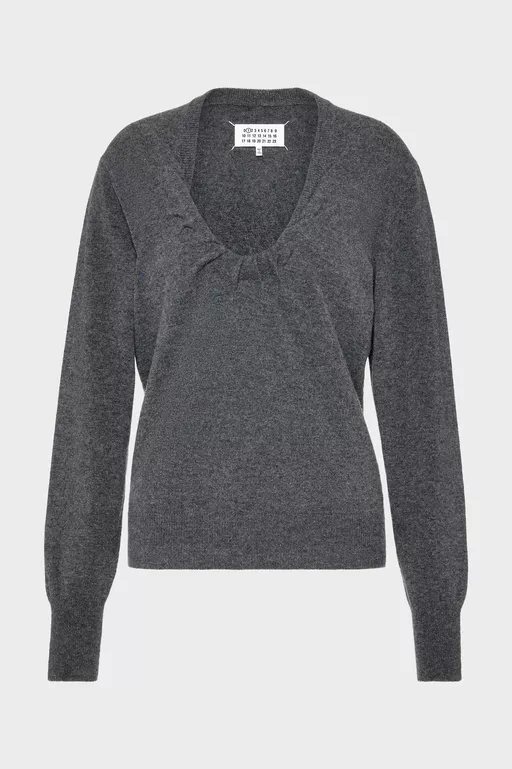 Twisted Knit Crewneck Sweater - Knitwear