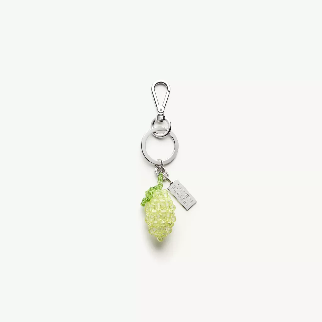 26SS新品 メゾン マルジェラ MM6 レモン キーリング アクセサリー LEMON