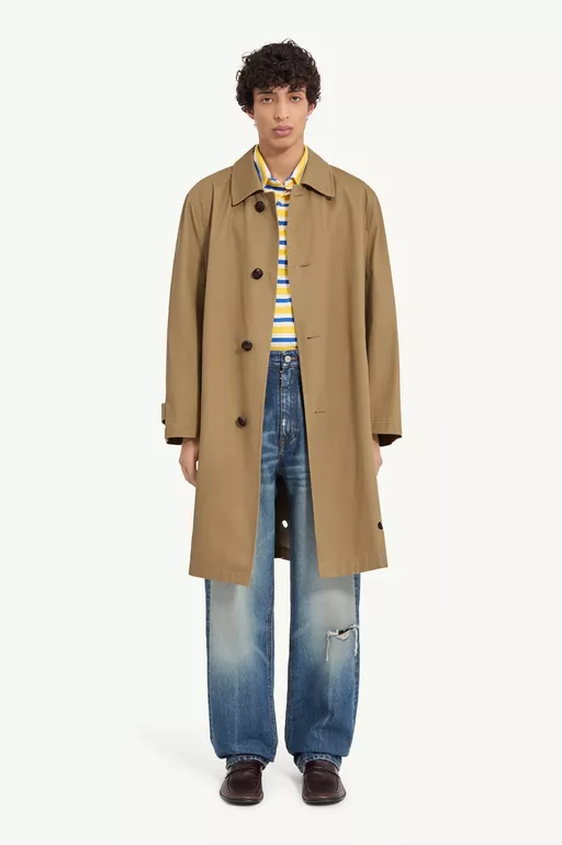 Single-Breasted Utility Coat