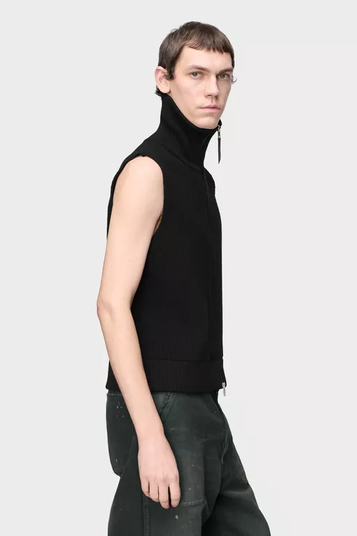 Zip Knit Gilet - Overalls