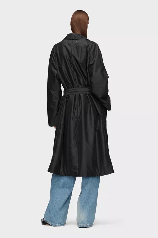 Virgin Wool Double-Breasted Coat - Coats