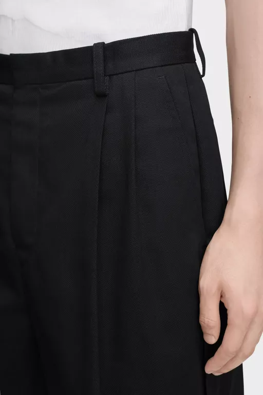 Tailored Cotton Shorts - Shorts