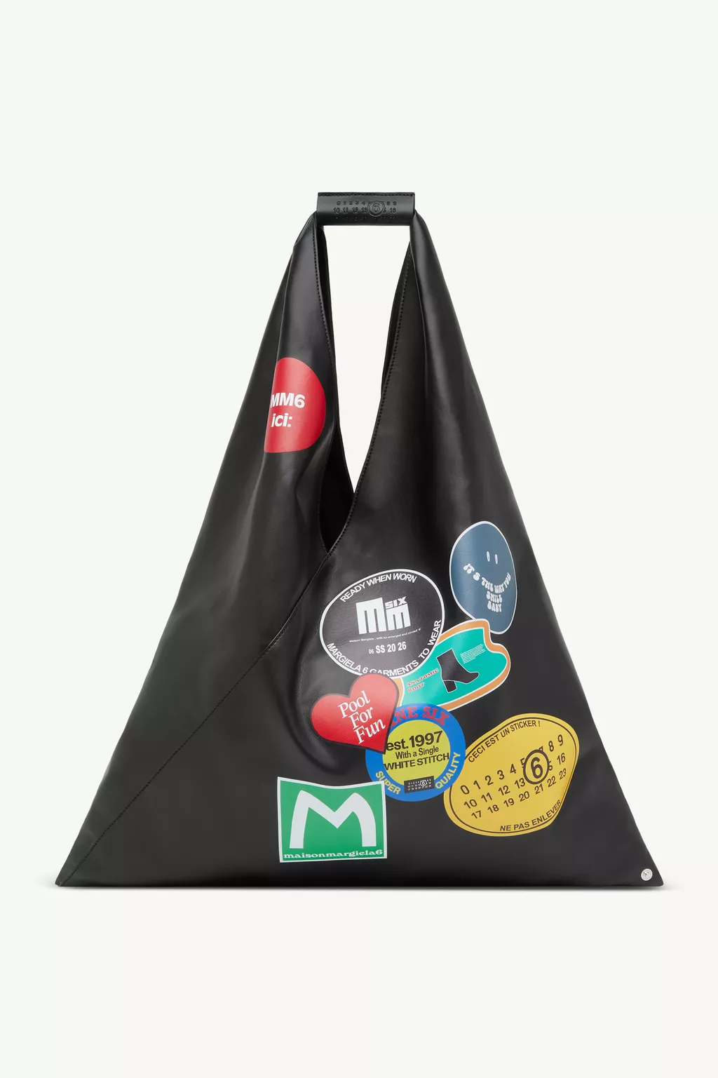 Black Japanese Bag Classic Medium | MM6 Official