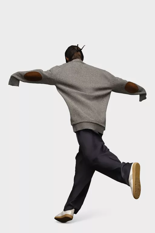 Elbow Patch Cardigan - Knitwear