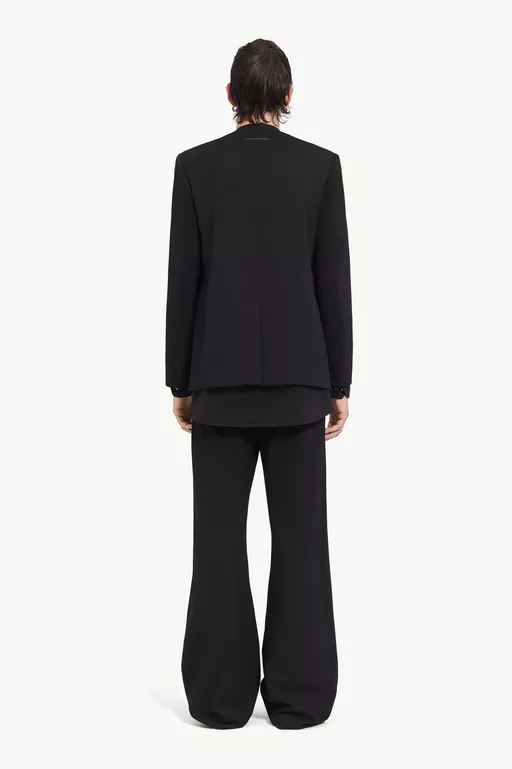 Collarless suit jacket - Jackets