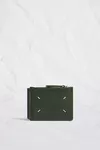Milit&auml;r-Gr&uuml;n - Four Stitches Brieftasche mit Geldscheinklammer