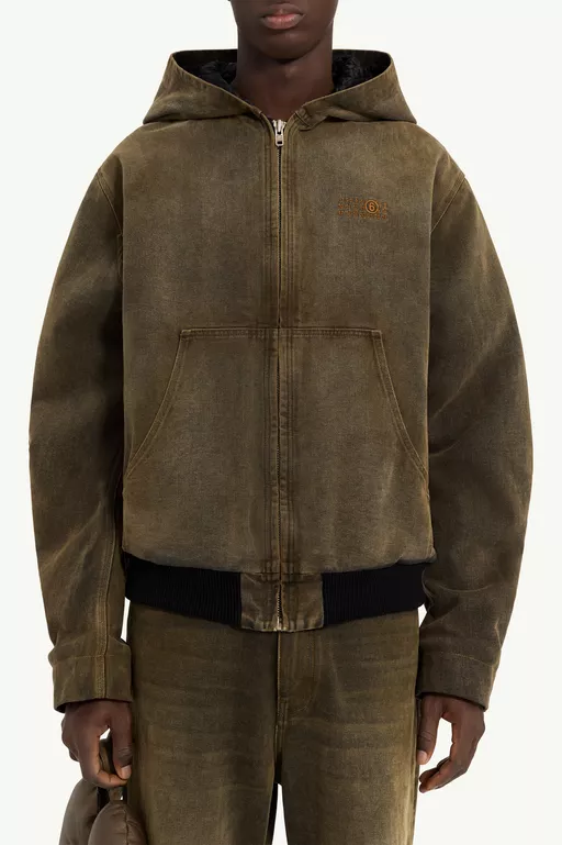 Hooded denim jacket - Jackets