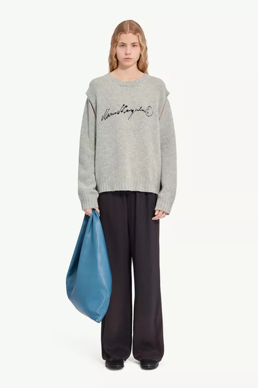 Handwritten knit jumper - Knitwear