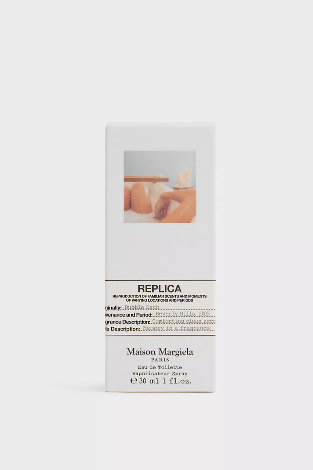 バブル バス オードトワレ「レプリカ」30ml ホワイト | Maison