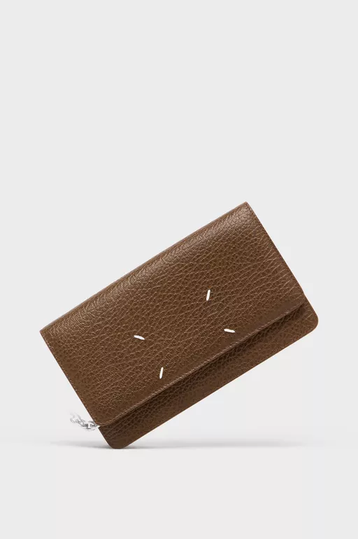 Four stitches chain wallet