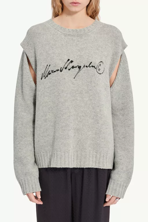 Handwritten knit jumper - Knitwear