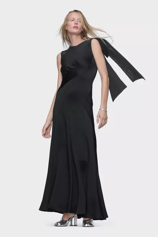 Bias-cut Evening Gown - Maxi Dress