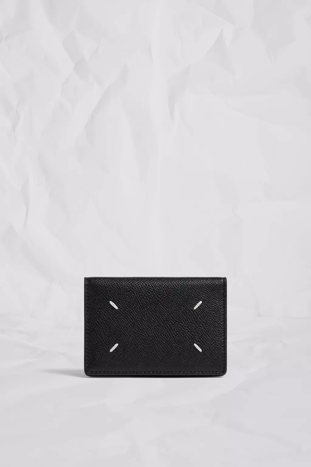 4ステッチ 二つ折り カードホルダー ブラック | Maison Margiela公式