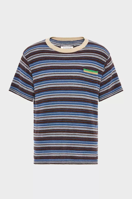 Striped Wool Crewneck Sweater - Crewneck