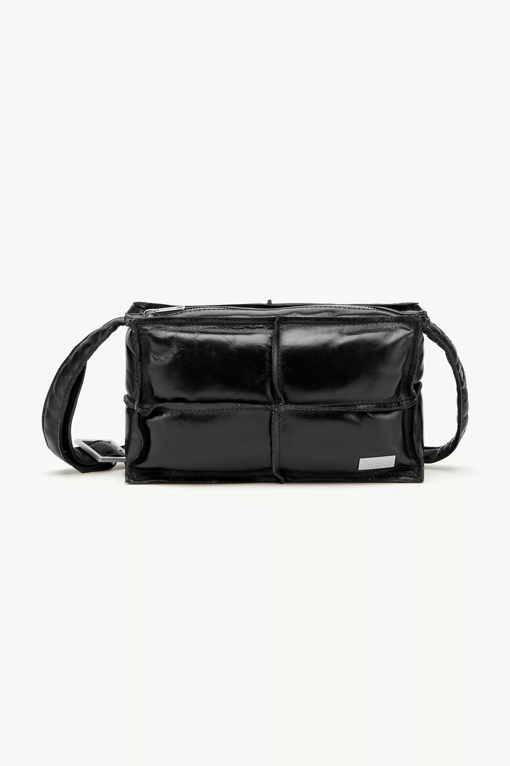 Black Numeric top handle mini | MM6 Official
